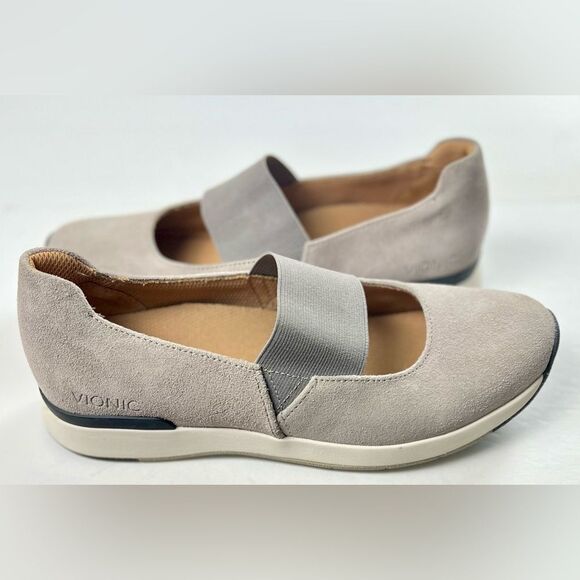 Vionic Cadee-Light Grey Shoes - Picture 2 of 9